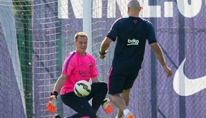 Marc-Andre ter Stegen stellt sich der Herausforderung bei Barca