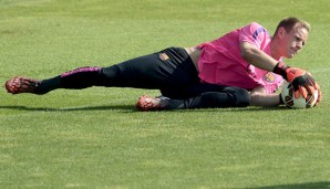 Marc-Andre ter Stegen ist beim FC Barcelona ins Training zurückgekehrt