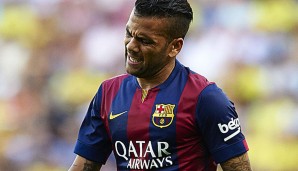 Der Vertrag von Dani Alves bei Barcelona läuft am Ende der Saison aus