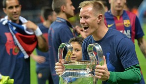 Im ersten Jahr mit Barca lief es titeltechnisch perfekt für ter Stegen