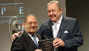 Paco Gento (l.) wurde mit Real sechsmal Europapokalsieger