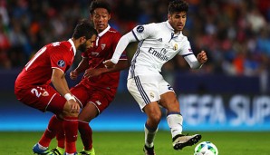 Marco Asensio nutzte seine Chance beim europäischen Supercup gegen den FC Sevilla