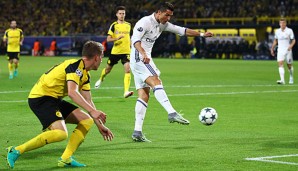 Cristiano Ronaldo brachte Real gegen den BVB in Führung