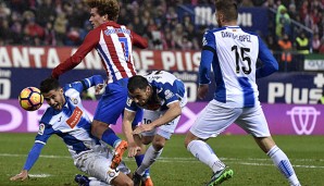 Atletico kam gegen Espanyol nicht über ein 0:0 hinaus