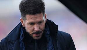 Diego Simeone trifft mit Atletico Madrid am Samstag auf Lionel Messi und den FC Barcelona