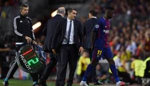 Ousmane Dembele wird es wohl nicht rechtzeitig zum Clasico zurück schaffen