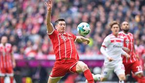 Robert Lewandowski von Bayern München wird angeblich von Real Madrid umworben.