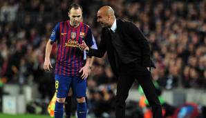 Iniesta und Guardiola erlebten eine erfolgreiche gemeinsame Zeit in Barcelona.