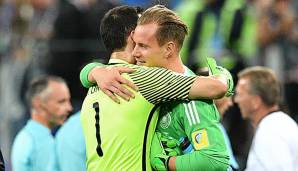 Zwischen 2014 und 2016 teilten sich Claudio Bravo und Marc-Andre ter Stegen die Einsatzzeiten im Tor des FC Barcelona auf.