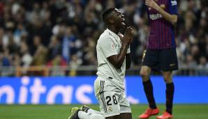 Vinicius Junior: Mit Abstand der auffälligste Spieler! Seine Dribbelstärke und sein Tempo überforderten Semedo völlig. Alleine in der ersten Halbzeit kam er fünf Mal zum Abschluss. Einziger Vorwurf an ihn: die fehlende Präzision beim Torschuss. Note: 2.