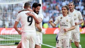 Unter Solari nicht einmal mehr im Kader, unter Zidane plötzlich wieder Matchwinner: Isco von Real Madrid.