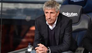 Quique Setien hat erst im Januar 2020 das Traineramt des FC Barcelona übernommen.