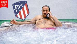 Jesus Gil war von 1987 bis 2003 Präsident von Atletico Madrid.