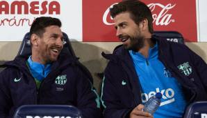 Pique und Messi kennen sich aus Jugendtagen beim FC Barcelona.