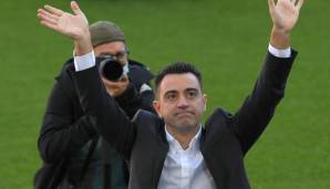 Xavi wurde beim FC Barcelona vorgestellt.