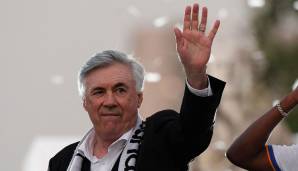 Carlo Ancelotti hat mit Real Madrid die 35. Meisterschaft des Vereins geholt.