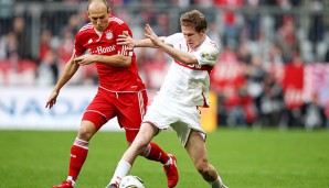 Von 2000 bis 2005 und in der Saison 2009/10 spielte Hleb für den VfB Stuttgart