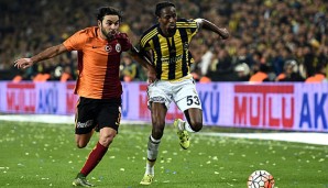 Galatasaray Istanbul und Fenerbahce Istanbul beim letzten Aufeinandertreffen