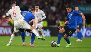 Die beiden heutigen Gegner Italien und Spanien lieferten sich im EM-Halbfinale ein denkwürdiges Spiel.