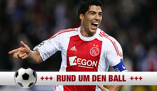 Luis Suarez steht vor einem Wechsel von Ajax Amsterdam zum FC Liverpool