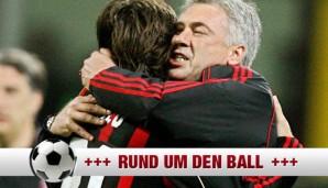 Andrea Pirlo und Carlo Ancelotti gewannen zusammen zwei Mal die Champions League