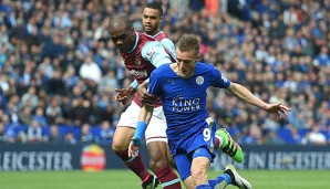 Jamie Vardy soll von West Ham umworben werden