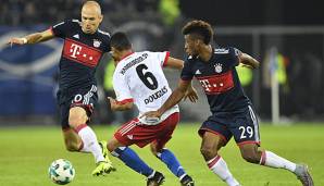 Arjen Robben und Kingsley Coman könnten beim FC Bayern gemeinsam im Sturm spielen