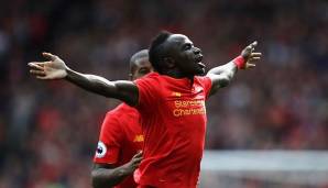 Sadio Mane spielt beim FC Liverpool.