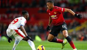 Anthony Martial ist einer der wenigen Lichtblicke in der Saison von United.