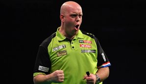 Michael van Gerwen ist ein 9-Darter gelungen.