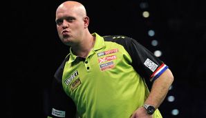 Michael van Gerwen peilt den Sieg in der Darts-Premier-League an.