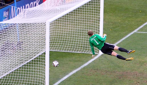 Wembley-Tor reloaded: Der Ball ist klar hinter der Linie, doch das Tor wurde nicht gegeben