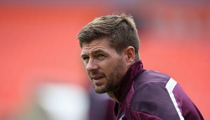 Steven Gerrard musste die Trainingseinheit abbrechen