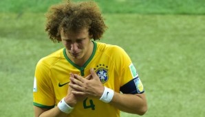 David Luiz führte die Selecao als Kapitän aufs Feld