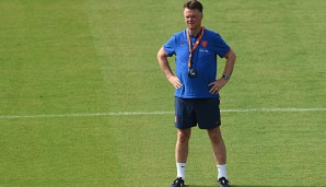 Louis van Gaal will mit seiner Mannschaft ins Halbfinale