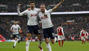 Harry Kane und Dele Alli spielen auch bei Tottenham zusammen.