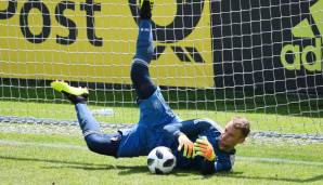 Manuel Neuer im Test mit der Nationalmannschaft in Südtirol.