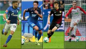 Springt einer von ihnen noch auf den WM-Zug auf? Daniel Caligiuri, Mark Uth, Kai Havertz und Philipp Max (v.l.)