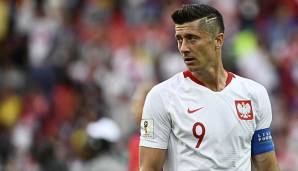 Robert Lewandowski schied mit den Polen in der Vorrunde der WM aus.