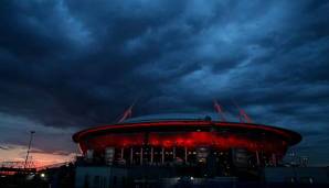 Das Sankt-Petersburg-Stadion bietet Platz für 68.134 Zuschauer.