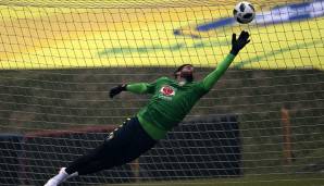 Alisson (Brasilien; AS Rom): 3 Prozent.