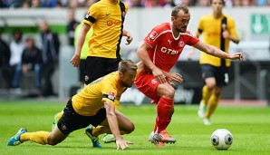 Adnan Mravac (l.) spielt seit dieser Spielzeit in Dresden