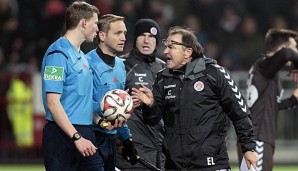 Ewald Lienen hat sich unsportlich gegenüber dem vierten Offiziellen verhalten