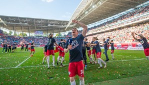 Dominik Kaiser spielt mit RB Leipzig in der nächsten Saison in der Bundesliga