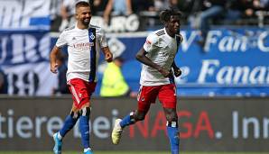 Gegen Hannover 96 konnte der HSV drei Tore bejubeln.