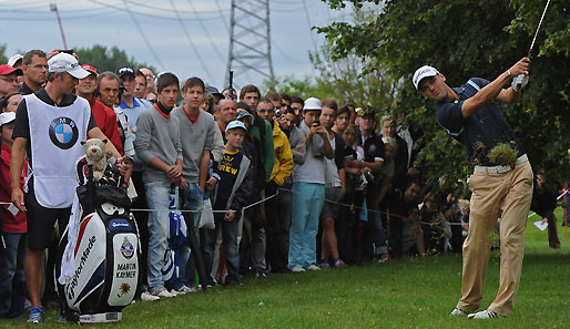 Martin Kaymer rettete seine Runde mit vier Birdies in den letzten fünf Löchern