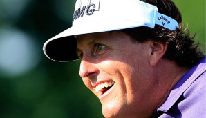 Phil Mickelson scheint ein glücklicher Familienvater zu sein