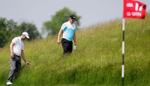 Martin Kaymer setzte seine Proberunde wortwörtlich ins hohe Gras