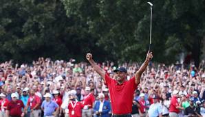 Tiger Woods gewann mit zwei Schlägen Vorsprung auf Billy Horschel und Justin Rose.