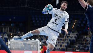 Domagoj Duvnjak geht mit dem THW Kiel als Tabellenführer in den letzten Spieltag.